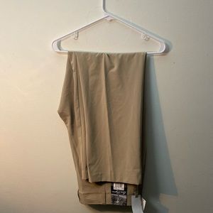Tan Stretch Performance Golf Pants